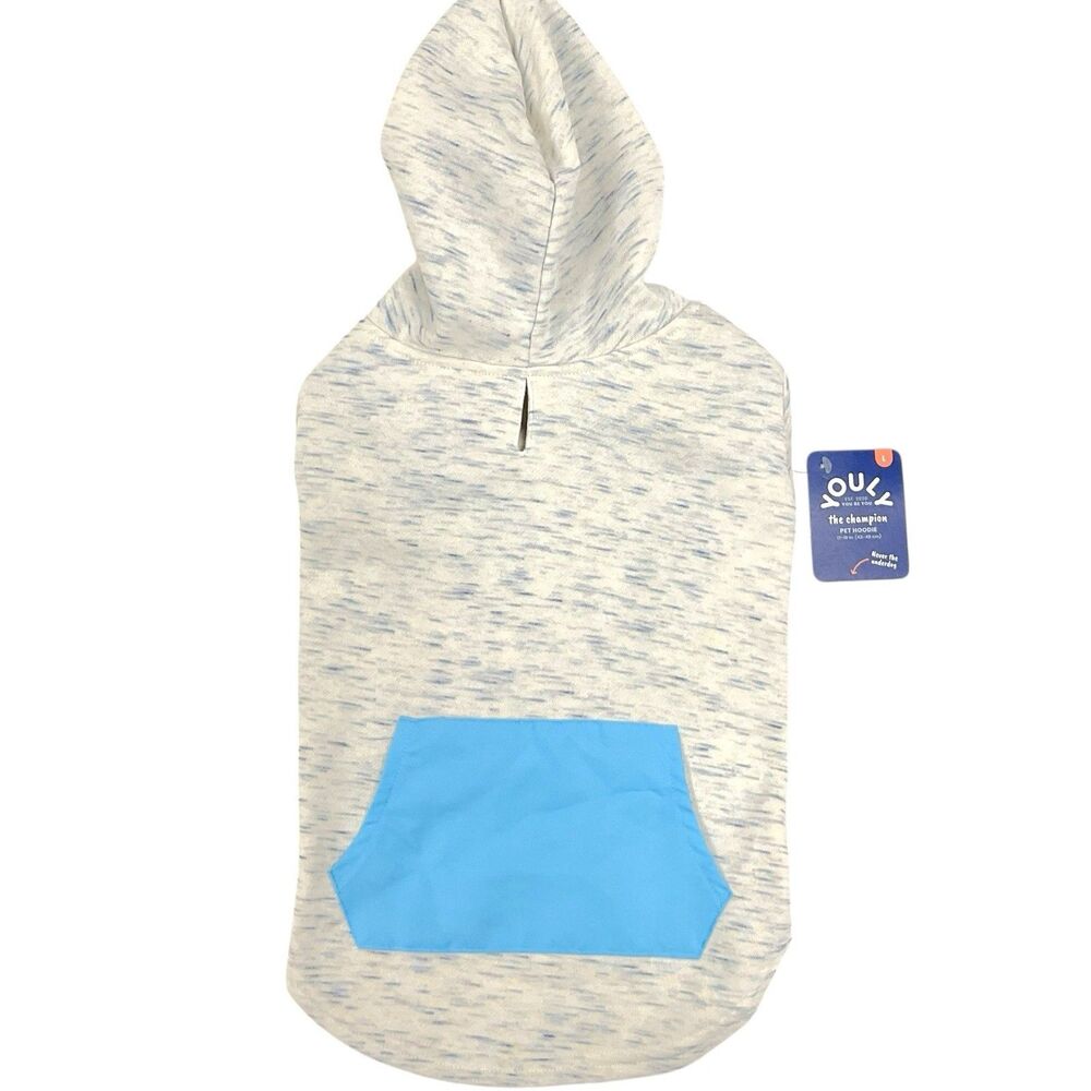 Youly Size Large‎ (17”-19”) Dog Pet Hoodie Warm Hooded Sweatshirt NWT